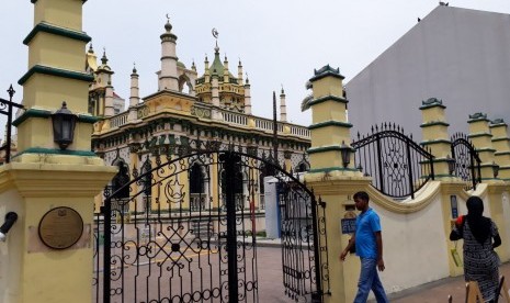 Pascateror, Keamanan Masjid di Singapura Ditingkatkan. Masjid Abdul Gafoor yang terletak di Jalan Dunlop, kawasan Little India, Singapura.