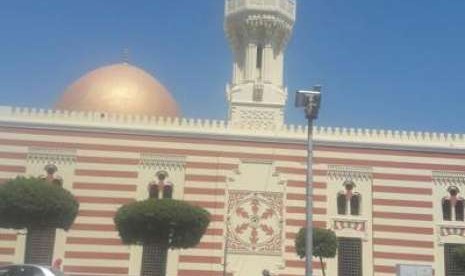 Kementerian Wakaf Mesir Bantah Rumor Masjid Dibuka. Masjid Al-Abbasi di Port Said, Mesir setelah selesai direnovasi