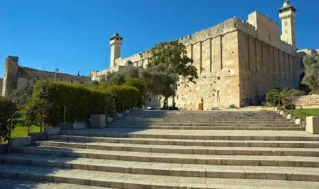  Presiden Israel Rayakan Hanukkah di Masjid Al-Ibrahimi. Foto:  Masjid Al-Haram Al-Ibrahimi di Hebron