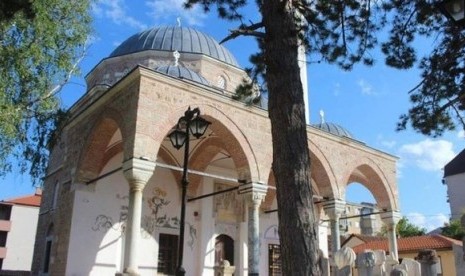 Masjid Ali Pasha di Ohrid, Makedonia Utara. 