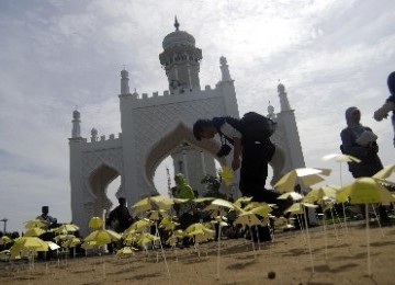 Masjid Baiturrahman Banda Aceh (ilustrasi).