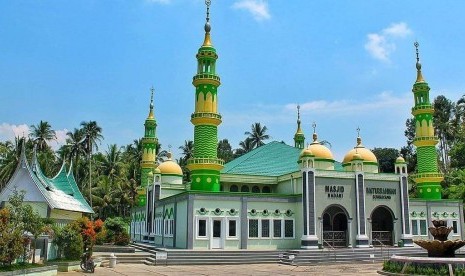 Masjid Baiturrahman di Kecamatan Sungayang, Kabupaten Tanah Datar, Sumatera Barat