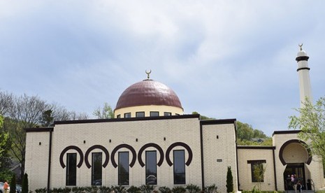 Muslim Portland Bagikan Makanan Selama Krisis Covid-19. Foto:   Masjid Bellevue di Islamic Center of Nashville, Amerika Serikat.