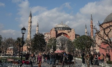 Gereja Ortodoks Rusia menolak keras alih status Hagia Sophia Turki. Masjid Hagia Sophia, Istanbul, Turki.