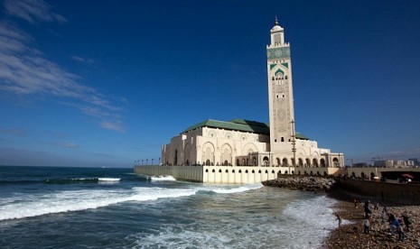 Masjid Hassan II Maroko.