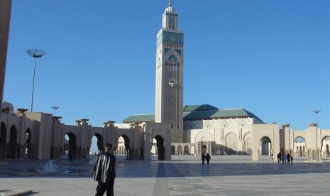 Masjid Hassan II Maroko.