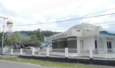 MUI Papua Barat merujuk pada new normal ibadah di masjid pemerintah. Ilustrasi Masjid Jamik Merdeka, Andai, Manokwari