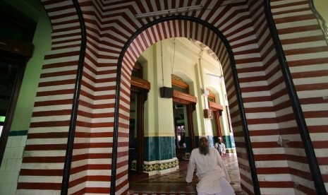 Masjid Jamiul Alfar Kolombo, Sri Langka.