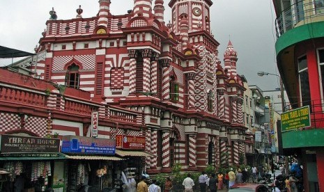 Melayu Muslim di Sri Lanka yang Perlahan Hilang. Masjid Jamiul Alfar Kolombo, Sri Lanka.