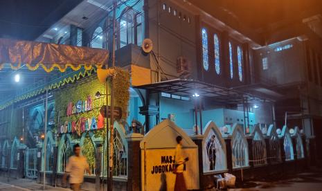 Masjid Jogokariyan Yogyakarta menjadi lokasi peluncuran program Vaksinasi Masuk Masjid.