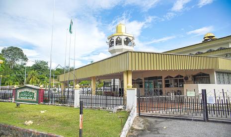  Brunei untuk membina komunitas.. Foto:  Masjid Kampong Pulaie di Brunei Darussalam.