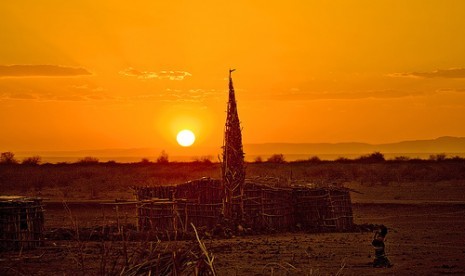   Masjid Kayu di Danakil, Ethiopia.