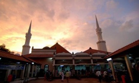 Masjid Luar Batang, Jakarta Utara, Rabu (8/2). (Republika/Prayogi)