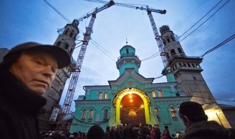 Masjid Moskow tempat diperlihatkannya rambut Nabi Muhammad SAW