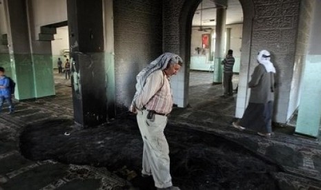 Masjid Palestina yang Dibakar