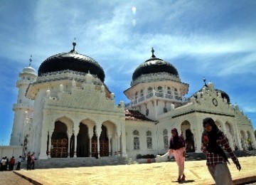 Masjid Raya Baiturahman Aceh. 