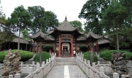   Masjid Raya Xi'an di Kota Chang'an (Xi'an), Provinsi Shaanxi, Cina.