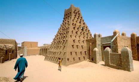 Masjid Sankore di Timbuktu, Mali.