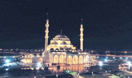 Masjid Abu Bakar Resmi Dibuka. Foto ilustrasi:   Masjid Sharjah