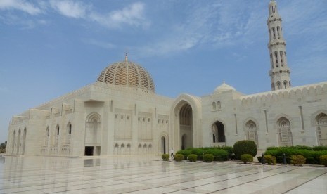 Masjid Sultan Qaboos di Muscat, Oman.