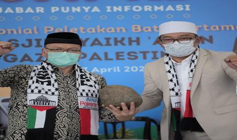 Masjid Syeikh Ajlin di Gaza didesain oleh Gubernur Jawa Barat, Ridwan Kamil 