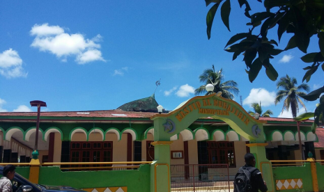 Masjid terdampak gempa Papua. 