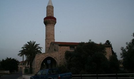 Masjid tua di Limasol, Siprus Yunani saat masih utuh