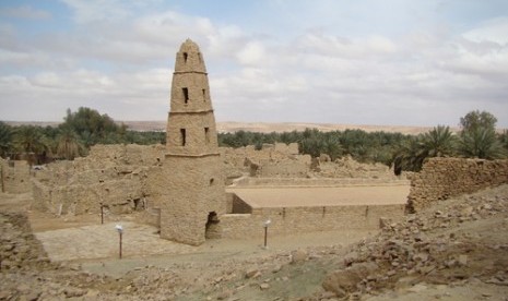 Masjid Umar bin Khathab di Daumatul Jandal, Al-Jouf, Arab Saudi.