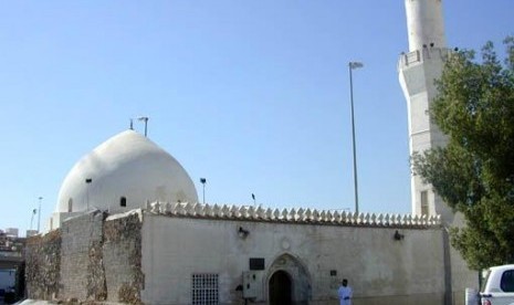 Masjid Umar bin Khathab di Madinah, Arab Saudi.