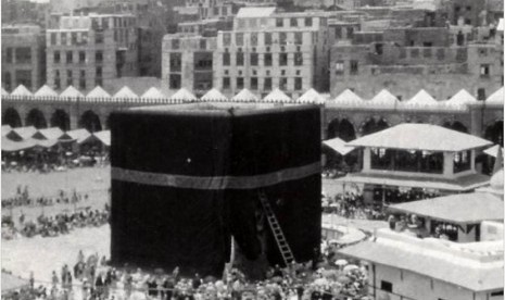 Haji Wada dan Pesan Terakhir Rasulullah. Foto: Masjidil Haram tempo dulu.