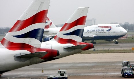 Maskapai British Airways. 