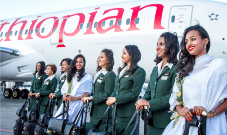 Maskapai Ethiopian Airlines untuk pertama kalinya memiliki penerbangan yang seluruhnya dioperasikan perempuan.