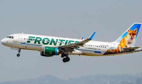 Maskapai Frontier Airlines.