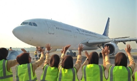 Maskapai Garuda Indonesia.