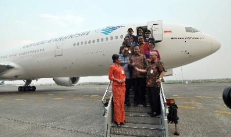 Maskapai Garuda Indonesia.