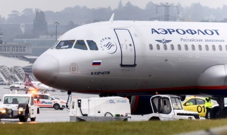 Maskapai Rusia Aeroflot.