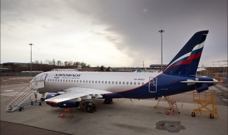 Maskapai Rusia Aeroflot gagal terbang setelah menerima ancaman bom di Jenewa, Kamis (13/10).