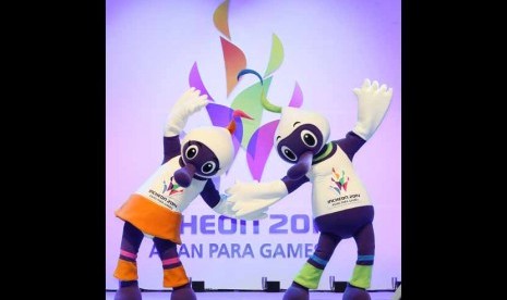 Maskot Asian Paragames 2014. (ilustrasi)