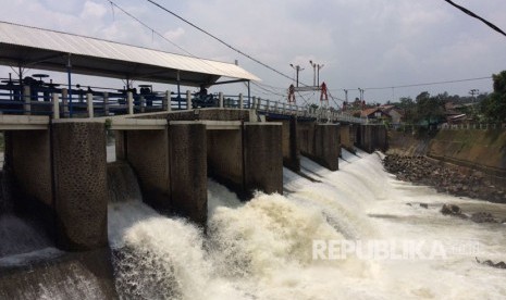 Tinggi air di Bendungan Katulampa mulai normal. Foto Bendungan Katulampa, (ilustrasi).