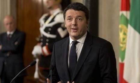 Matteo Renzi  perdana menteri termuda Italia.