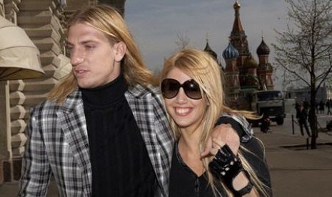 Maxi Lopez dan Wanda Nara saat masih bersama.