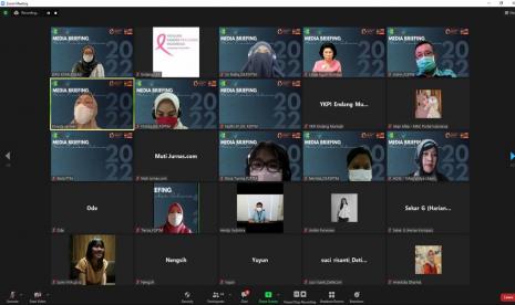 Media Briefing dalam rangka bulan peduli Kanker Sedunia, Rabu (2/2/2022).