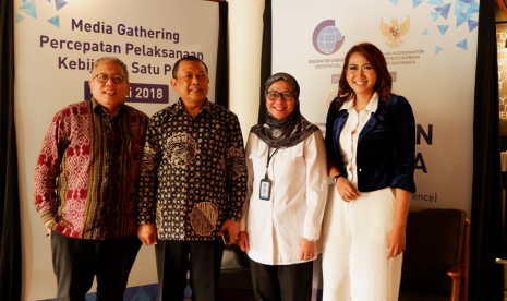 Media gathering percepatan pelaksanaan Kebijakan Satu Peta.