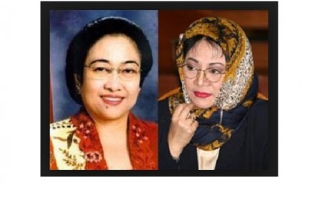 Megawati Soekarno Putri dan Siti Hardiyanti Rukmana (Mbak Tutut)