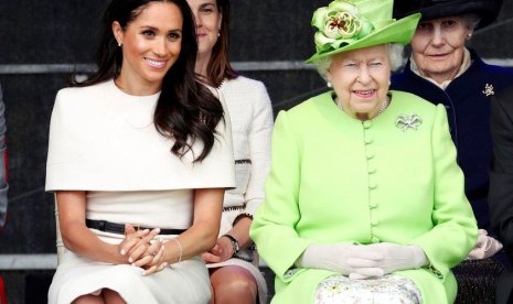 Meghan Markle dan Ratu Elizabeth.