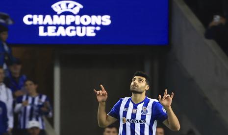 Striker FC Porto, Mehdi Taremi, yang bisa menjadi alternatif incaran Manchester United. 