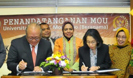 Memorandum of Understanding (MoU) antara Badan Kerja Sama Antar-Parlemen (BKSAP) dengan Universitas Prof. Dr. Moestopo (Beragama).