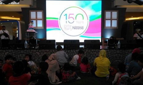 Memperingati usia 150 tahun, Neslte menggelar 150 Years Nestle Story di Mall Kota Kasablanka, Ahad (12/11).