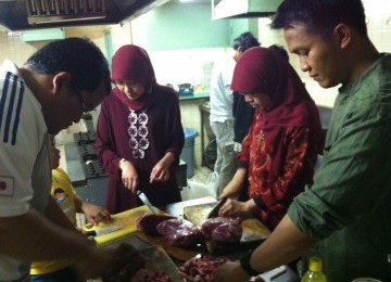 Mempersiapkan dapur umum