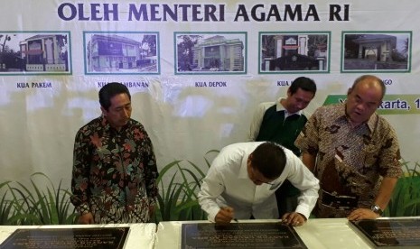 Menag Resmikan 10 Balai Nikah dan Manasik Haji di DIY 